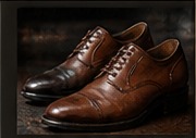 Brown dress shoes